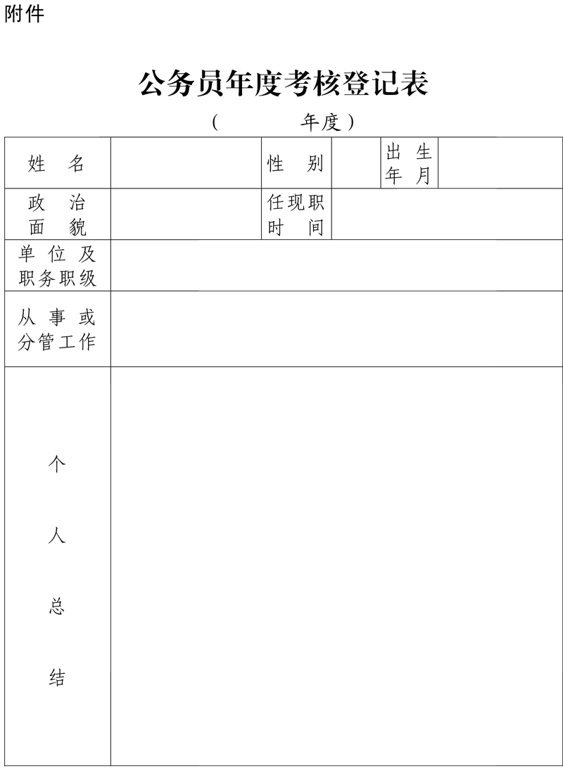 公务员考核规定2021最新【全文】